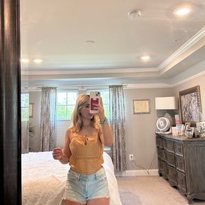 Orange Aeropostale crop top size small